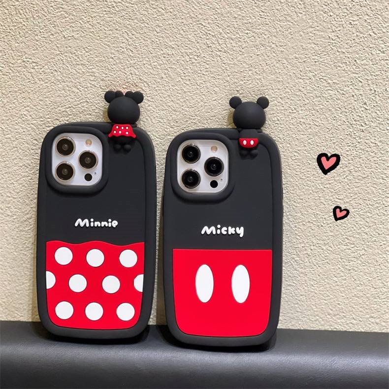 قاب میکی و مینی micky & minnie سیلیکونی مناسب برای ایفون