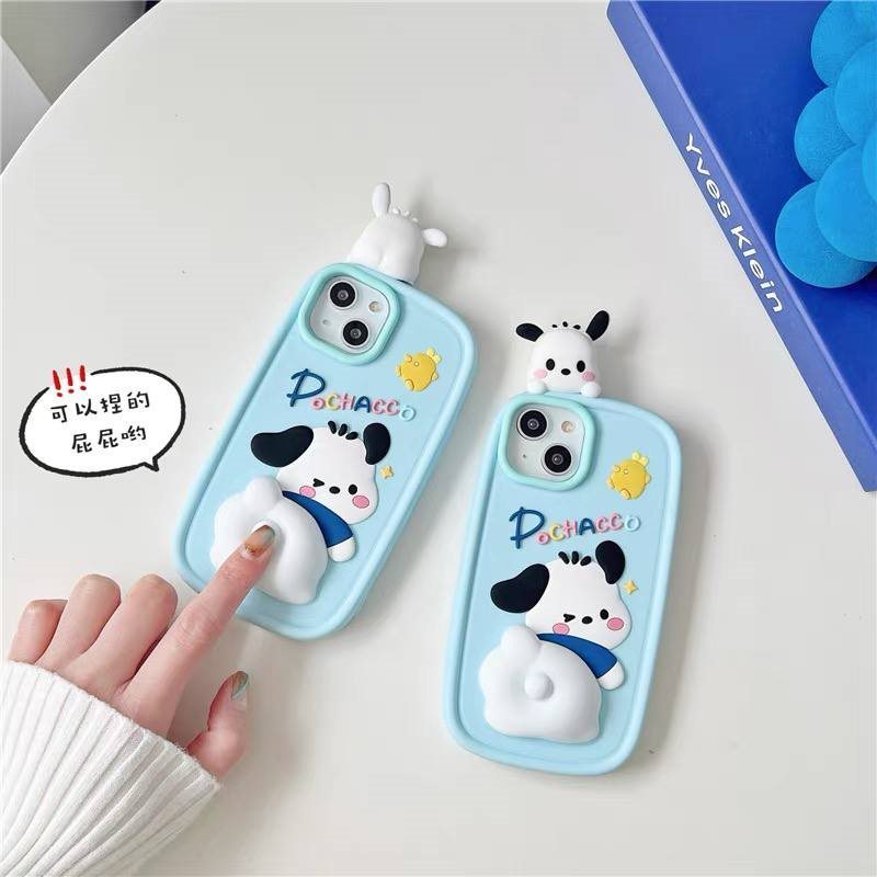 قاب (جدید) pochacco Dog پروتزی مناسب ایفون