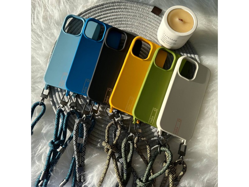 قاب Kajsa Silicone With Landyard کجسا Apple iphone 13pro