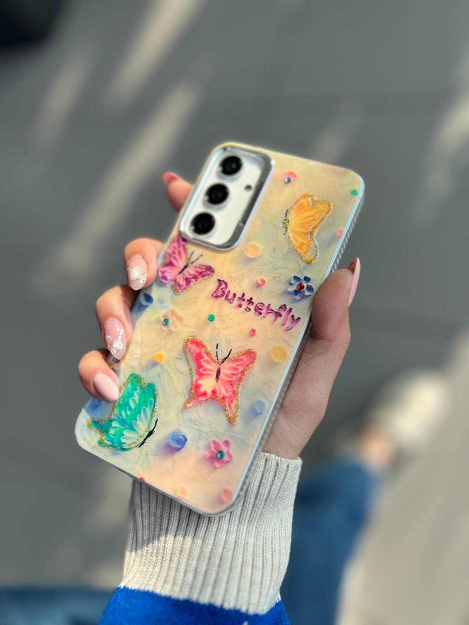 قاب پروانه رنگی رنگی کد C3879
