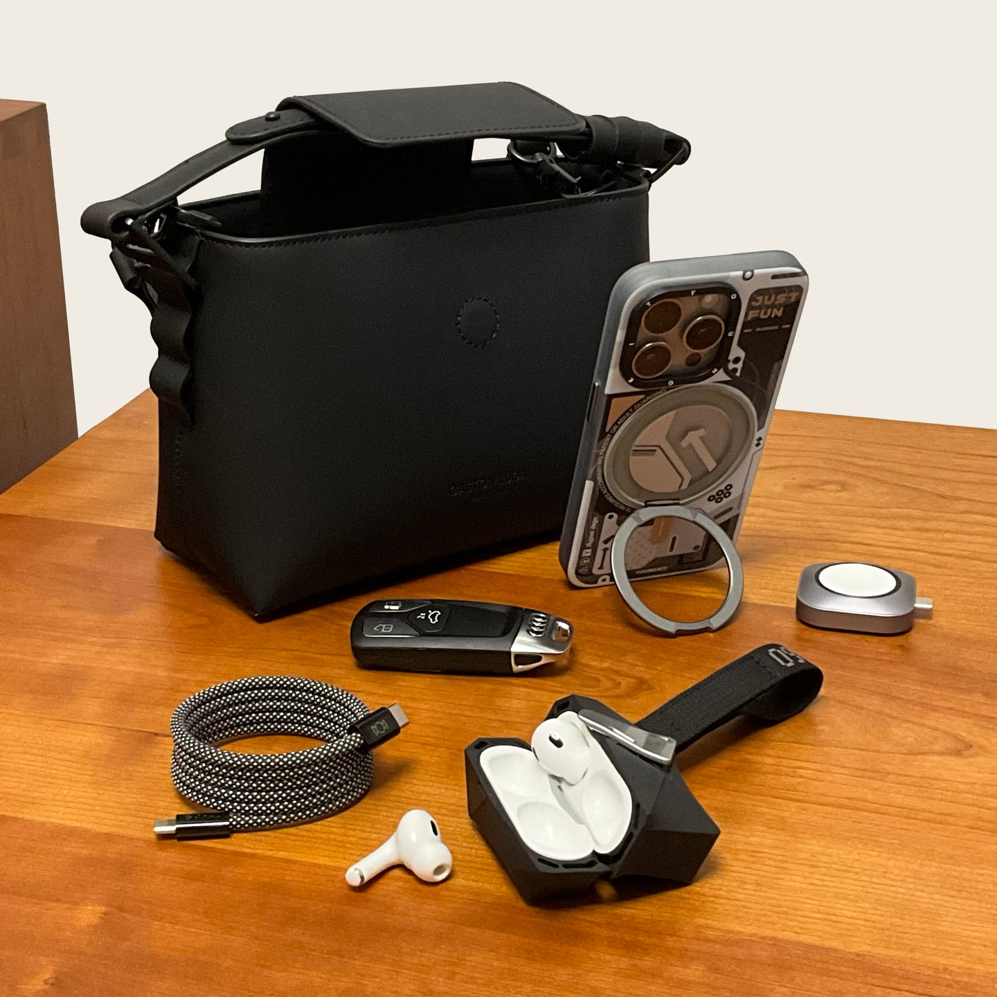 Youngkit cyber punk 360° magsafe stand samsung مناسب برای s25 ultra
