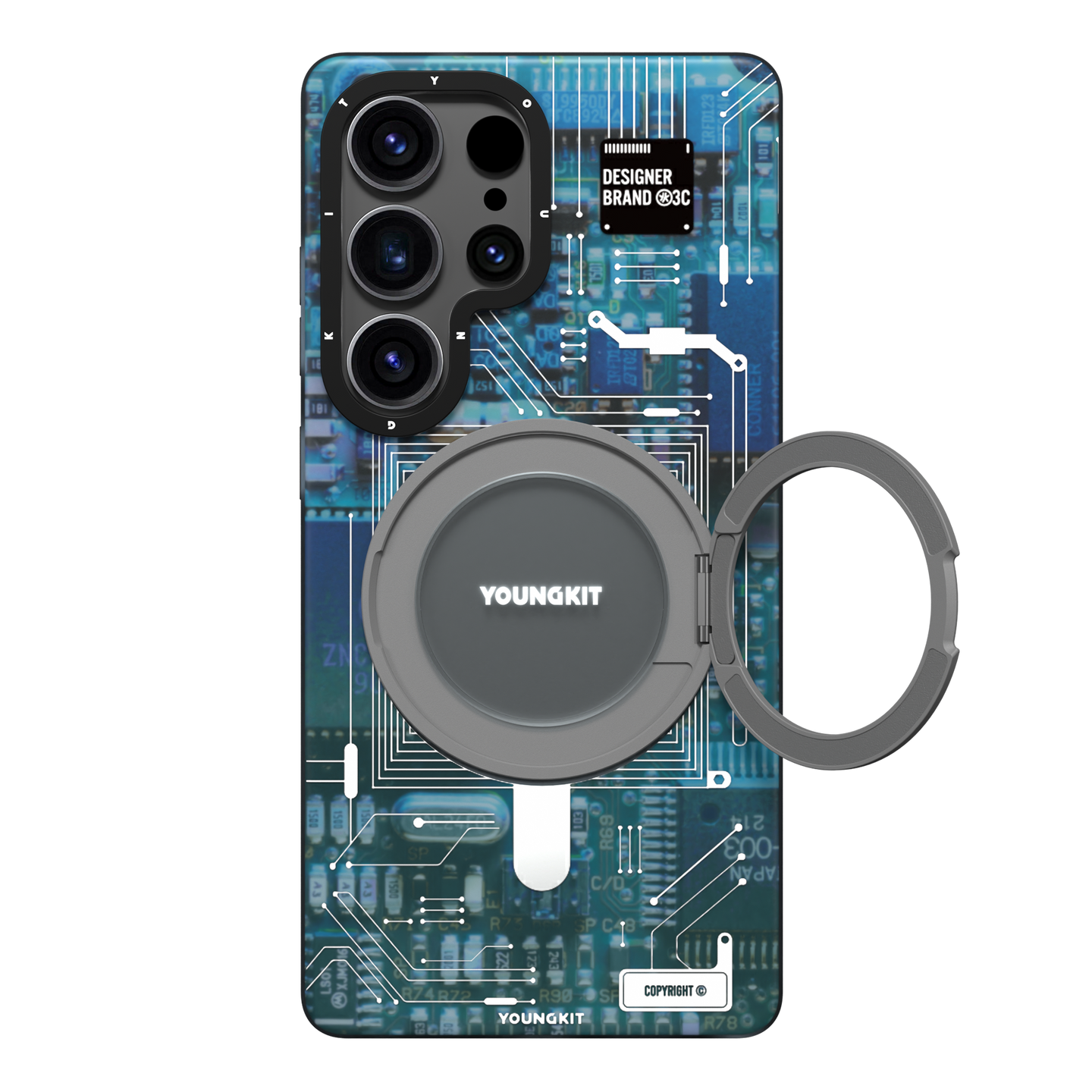 Youngkit technolgy 360° magsafe stand samsung مناسب برای s25 ultra