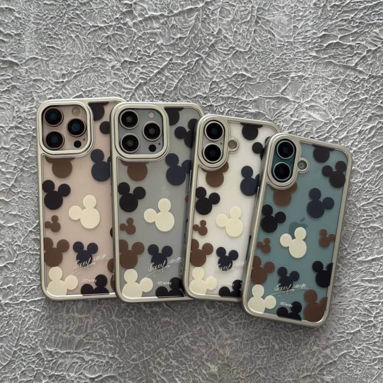 قاب شفاف میکی شلوغ Iphone