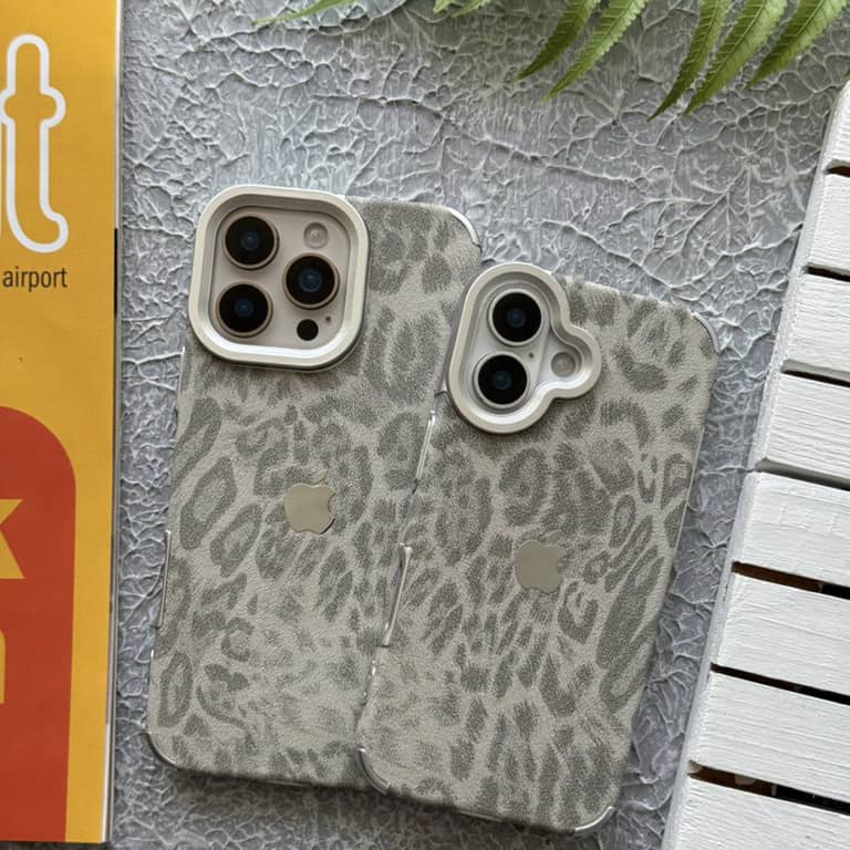 قاب پلنگی گری آیفون Gray Leopard Iphone