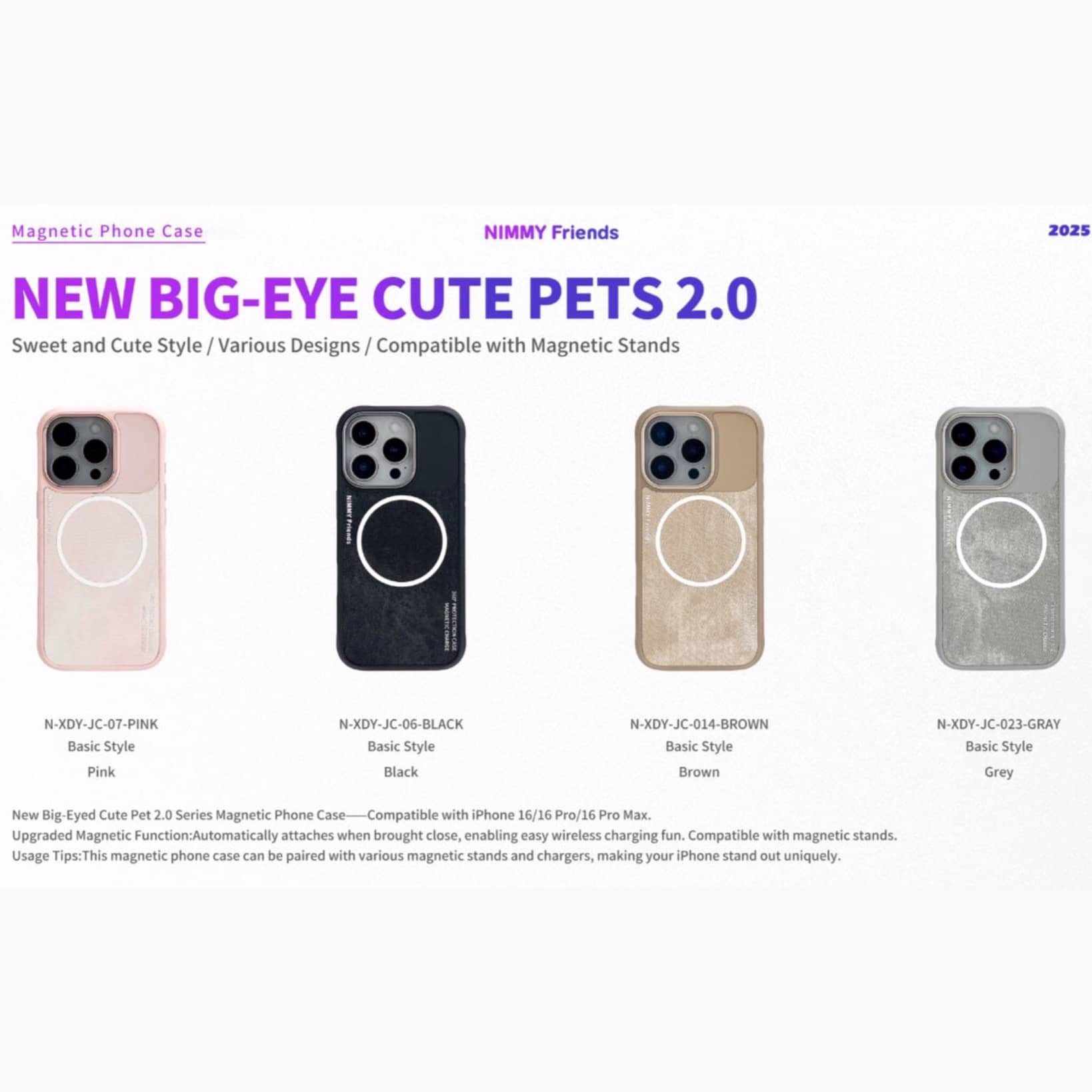 قاب نیمی Nimmy Sweet & Cute Style Case Magnetic Series