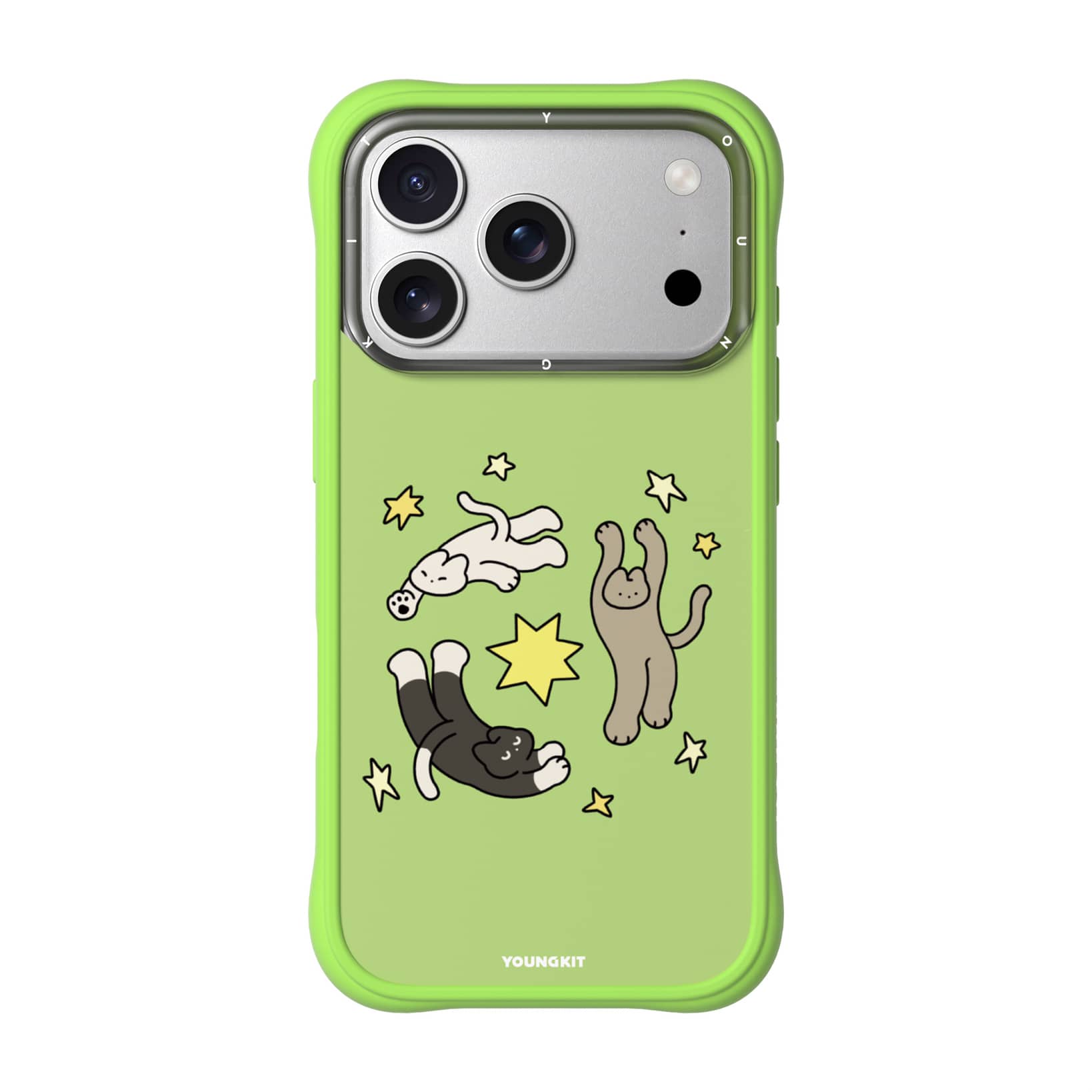 قاب Youngkit یانگ کیت Cat Diary Series سبز