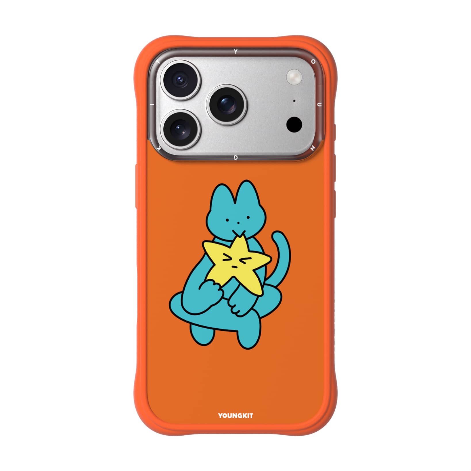 قاب Youngkit یانگ کیت Cat Diary Series نارنجی