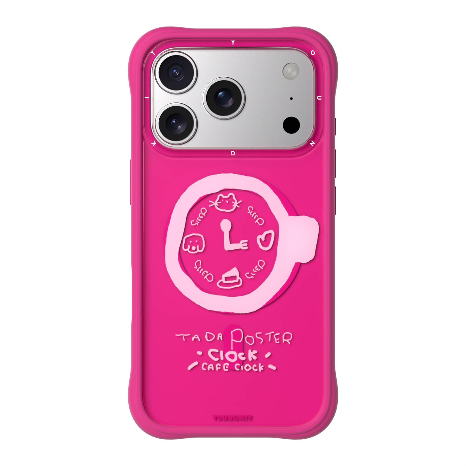 قاب Youngkit یانگ کیت Coffee Time Series صورتی
