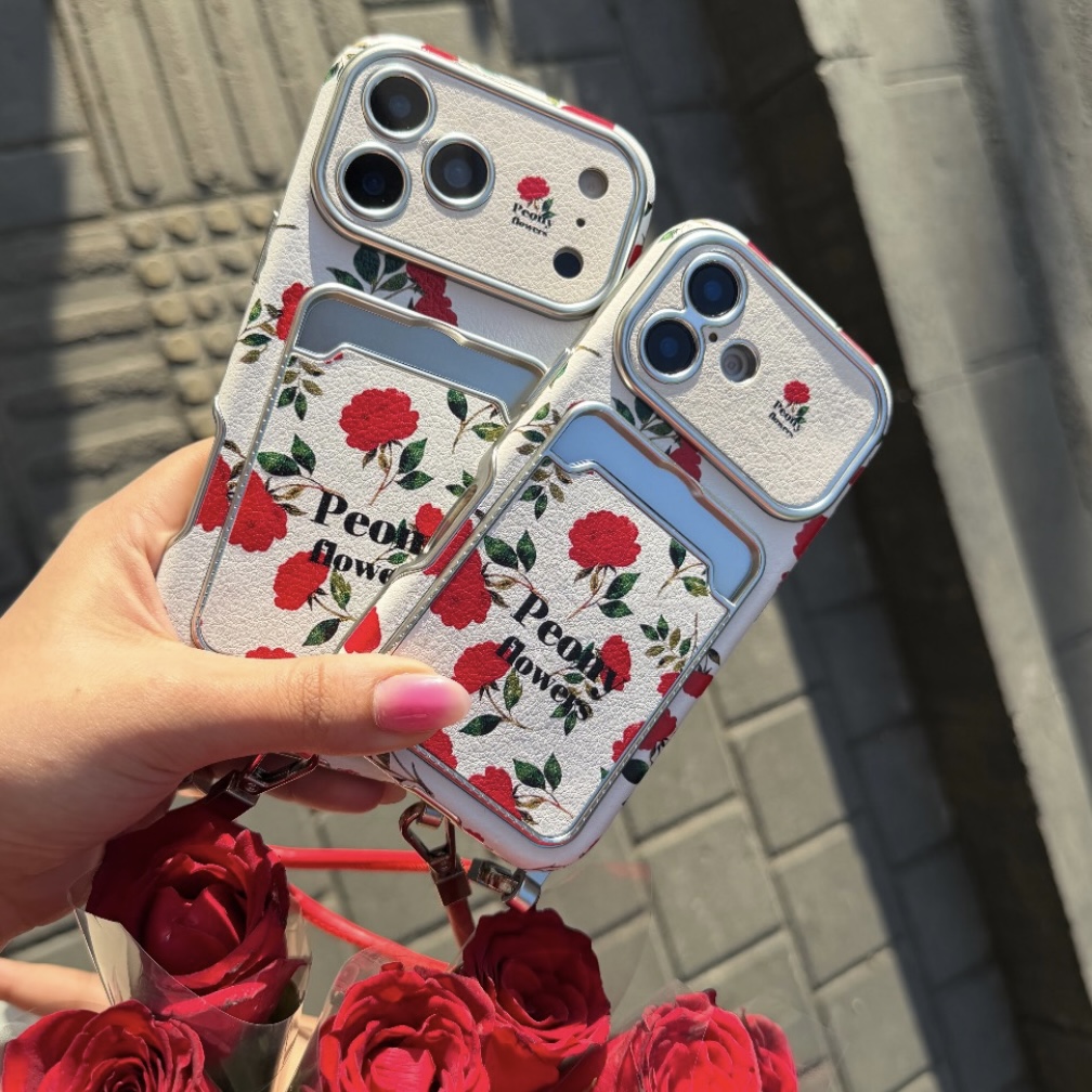 کاور موبایل Red rose flowers c4649
