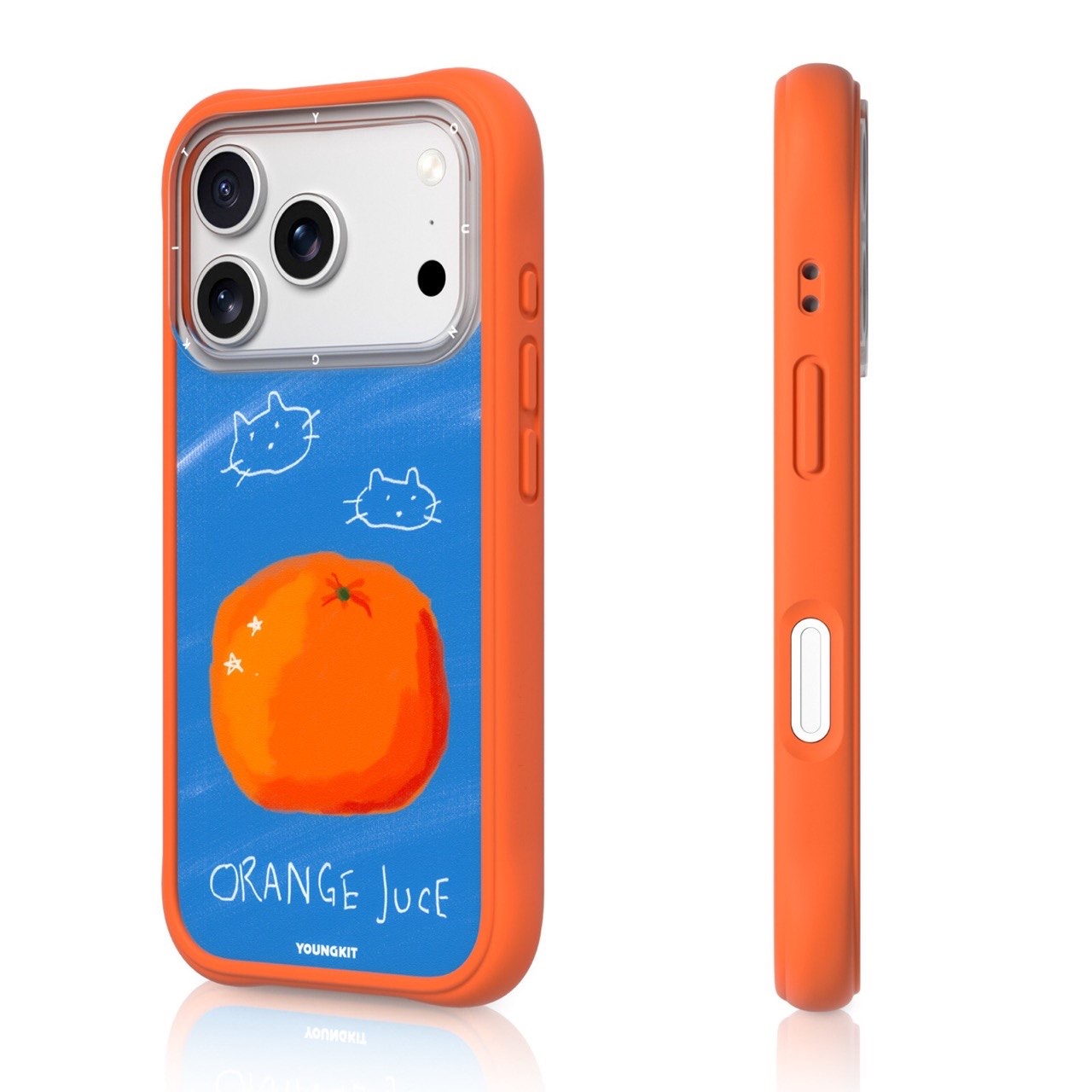 قاب Orange Juce نارنجی یانگ کیت Youngkit آیفون