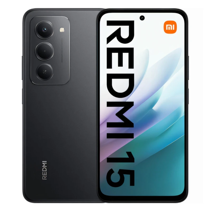 گوشی موبایل شیائومی مدل Redmi 15 4G دو سیم کارت ظرفیت 256 گیگابایت و رم 8 گیگابایت گلوبال با گارانتی شرکتی 18 ماهه( مشکی)ی