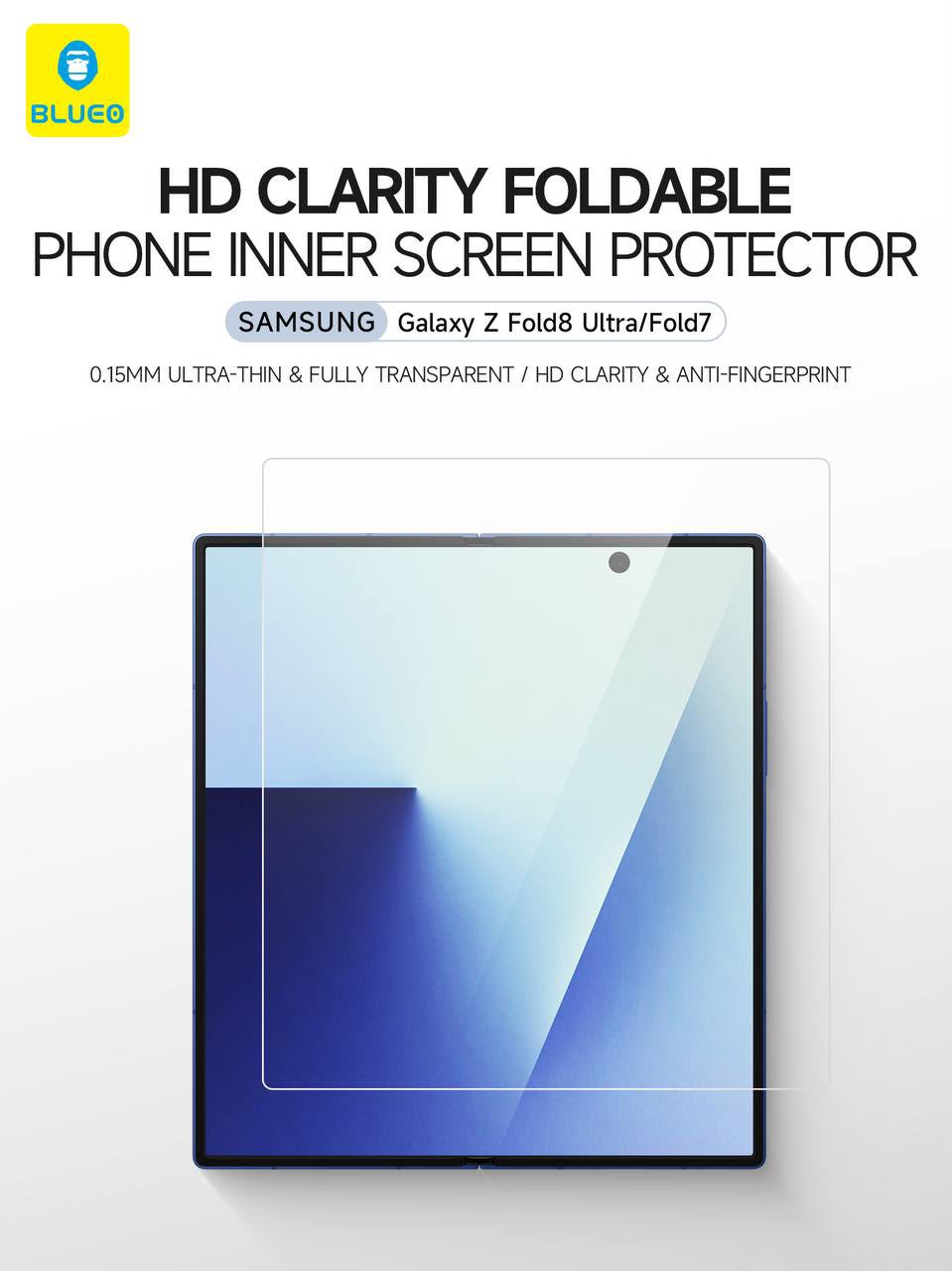 Blueo Electroplated Hd Foldable Phone inner screen protector samsung