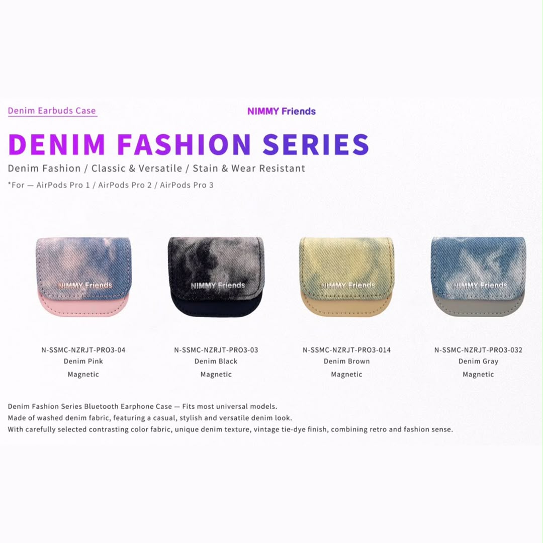 کاور ایرپاد نیمی Nimmy Denim Fashion Series