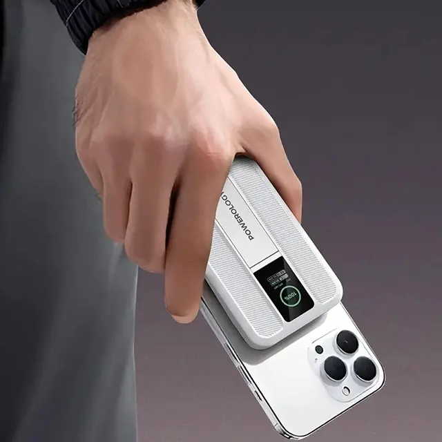 پاور بانک پاورولوژی استند شو Powerology Vision-10000MAH Magsafe Power Bank