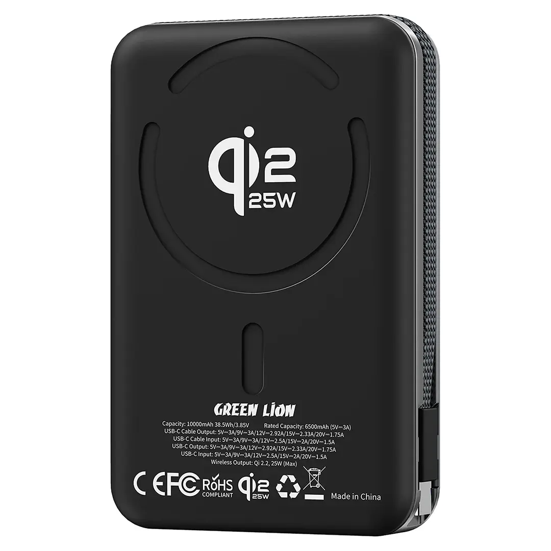 پاور بانک گرین لاین Green Lion Wellington 10000mAh Power Bank