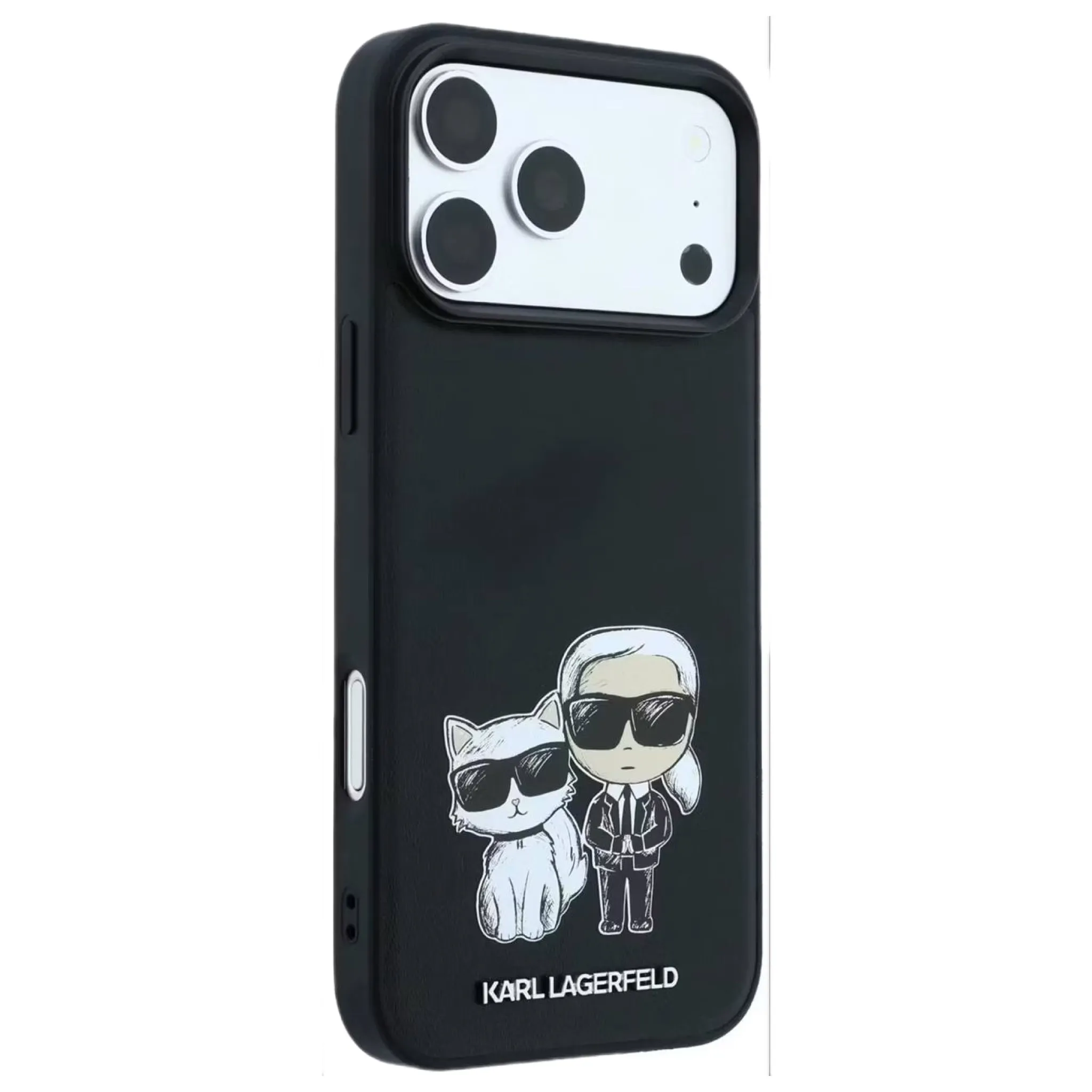 قاب کارل لاگرفلد Karl Lagerfel Smooth MagSafe PU Karl & Choupette Bodies Sketch